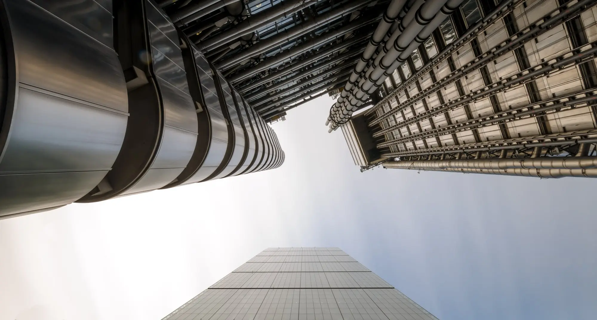 Modern office towers rising against the sky