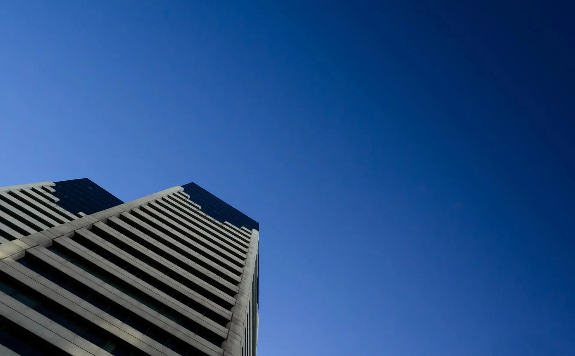 Detail of a contemporary building facade